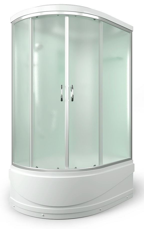 ERLIT Душ. кабина ER3512TPR-C3-RUS 120*80*215 ( высокий поддон, матовое стекло)