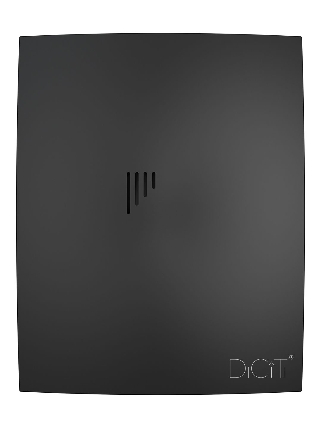Вентилятор накладной D100 DICITI обр.клапан BREEZE 4C Matt black