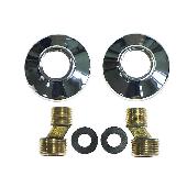 00050 CАНАКС Комплект: 2 эксцентрика + 2 чашки Люкс /латунный/