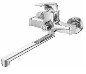 A7156 Смеситель для ванны ACCOONA с длинным изливом 300мм дивертор в корпусе латунь/хром (10)