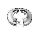 Отражатель разъем. хром d-1/2 (ТIМ) К03-1202S