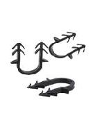 Скоба якорная для труб д.16-20мм.с двойным гарпуном, черный,42мм STOUT  (SMF-0006-001620) (500/4000)