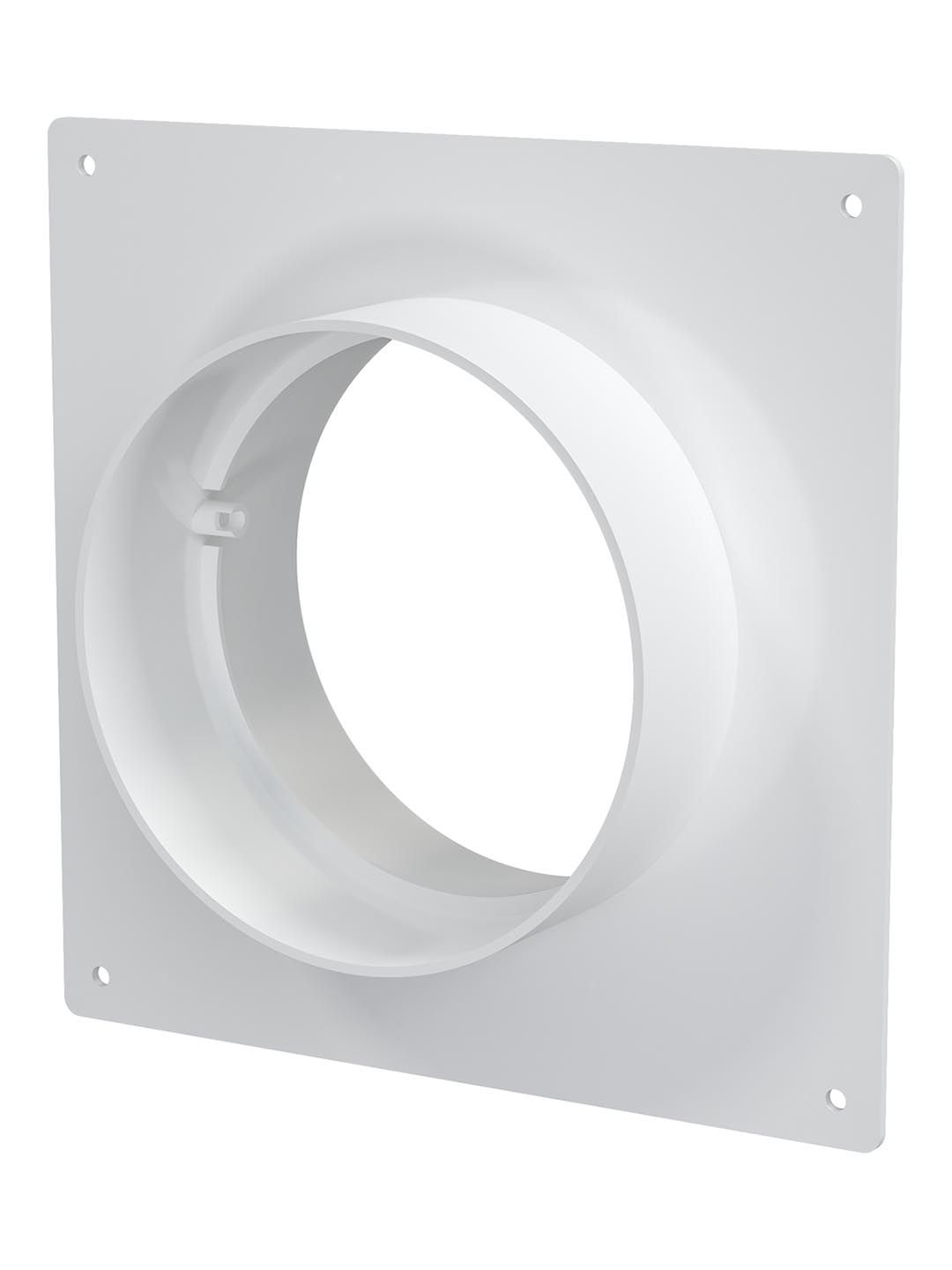 Соединитель круглых каналов с накладной пластиной D100 ERA 10SKNP