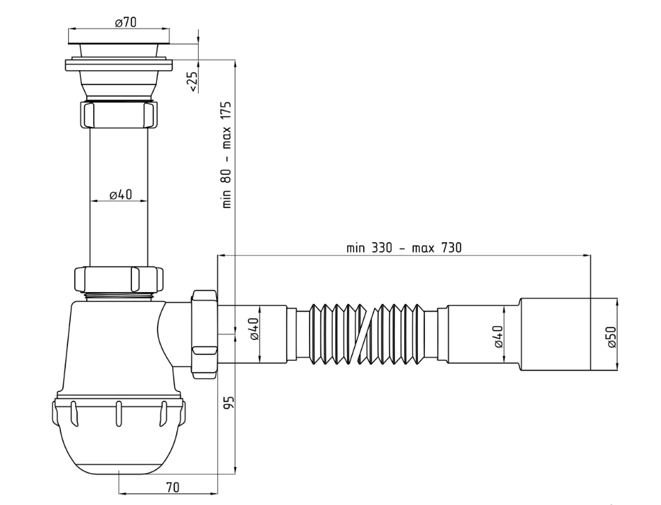 Сифон Ани 11/2