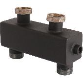 Гидравлическая стрелка 5,93 м.куб/час с накидными гайками 1 1/2