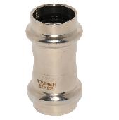 Пресс-муфта двухраструбная 35мм ВПр нержавейка ROMMER RSS-0017-000035 (60)