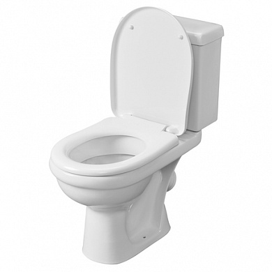 Унитаз-компакт Визит (косой вып., ниж. подв., 1-реж. арм., сид.полипропилен), SANTERI
