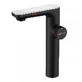 ОБРАЗЕЦ С ВЫСТАВКИ!!! Смеситель на столешницу MORANS сенсорный с термостатом, черный матовый, BERGES