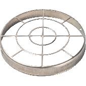 Наконечник нерж. Ø80 для воздухоподводящей трубы STOUT (SCA-0080-010003)