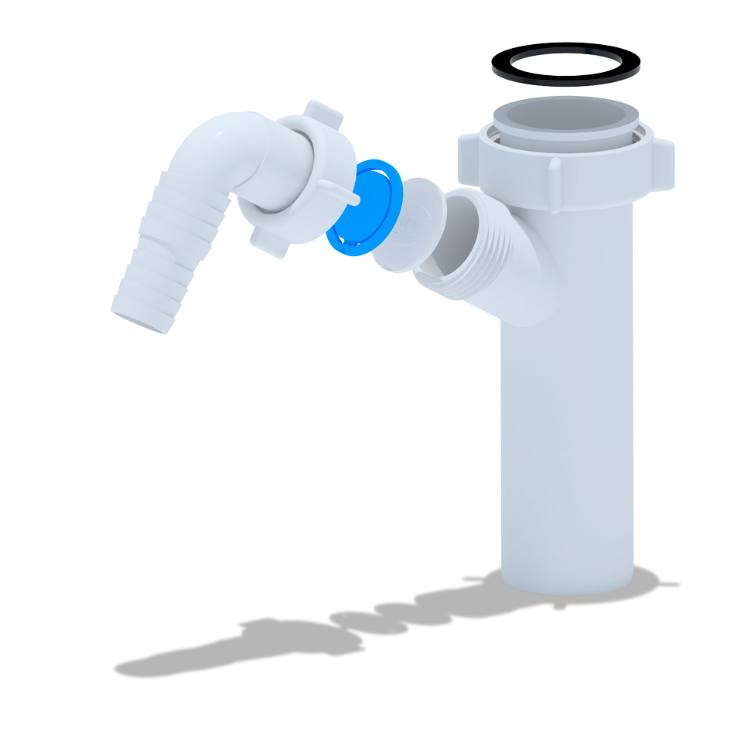 Отвод стиральной машины 1 1/2