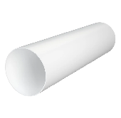 Воздуховод ВП D125 L0,5м пластик ERA 12,5ВП