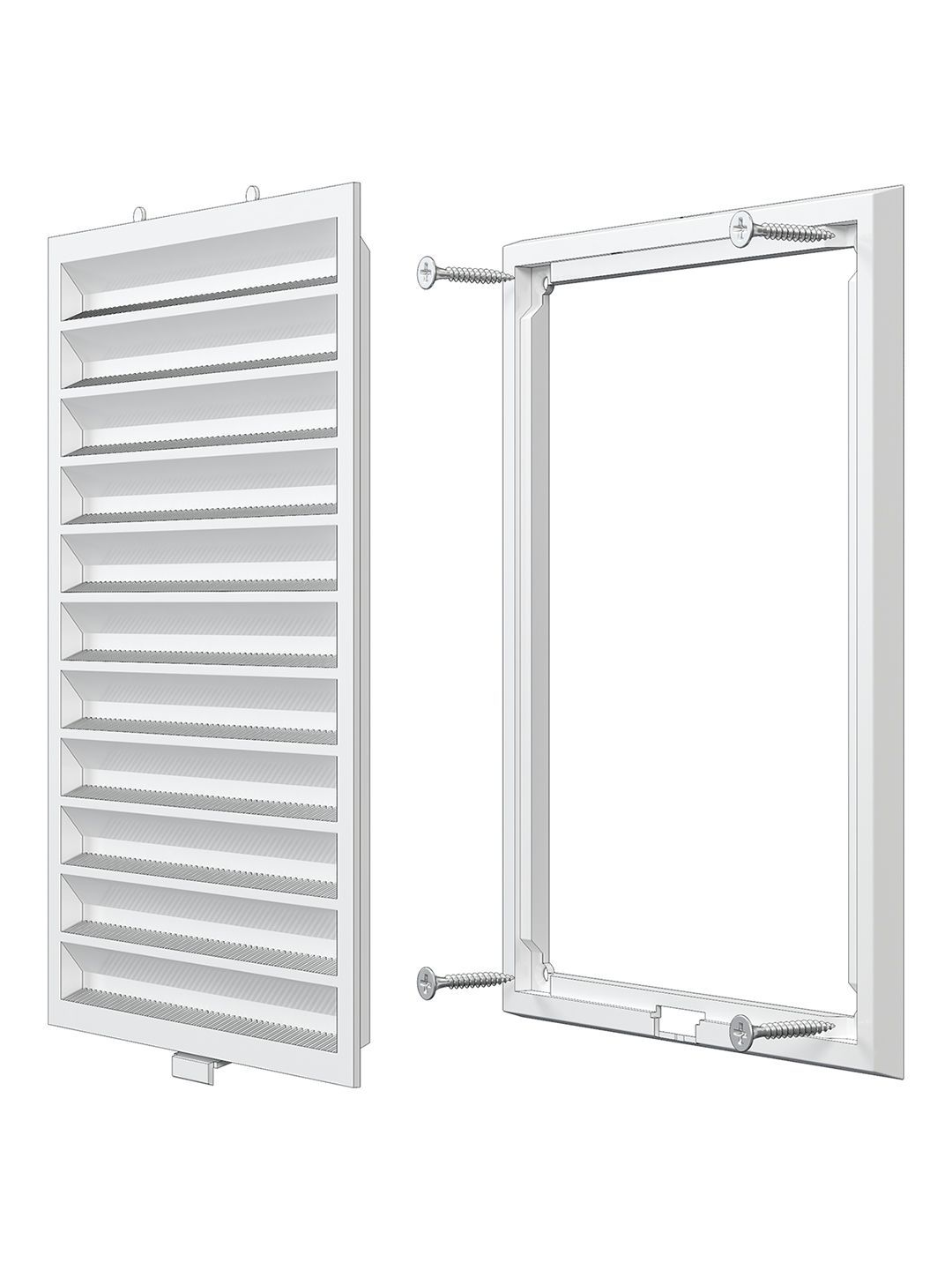 Решетка вентиляционная RZN сетка разъемная 150х200 пластик ERA 1520RZN