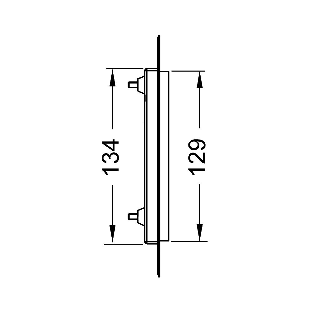 Рамка монтажная, TECEloop Urinal, черная (9242647)