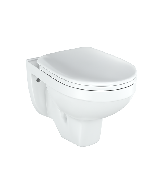 Унитаз подвесной Рио в комплекте с сиденьем  полипр. КИРОВ