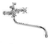 A87176 Смеситель для ванны ACCOONA с поворотным изливом дивертор в корпусе 300мм цинк/хром (10)