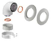 Коакс.отвод 60/100 KRATS (Baxi (кроме ECO Nova/Classic) хомут в комплекте