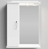 Зеркало+шкаф Колумбия 55см левое+свет, VOD-OK