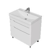 FLAT 80/2 тумба напольная + раковина LINE 80, MIRSANT