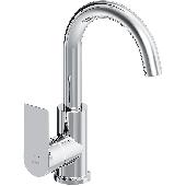 Смеситель для умывальника c поворотным изливом 140мм, хром 470220000 Apollo DAMIXA