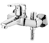 A6344 Смеситель для ванны ACCOONA с коротким изливом дивертор в корпусе цинк/хром (10)