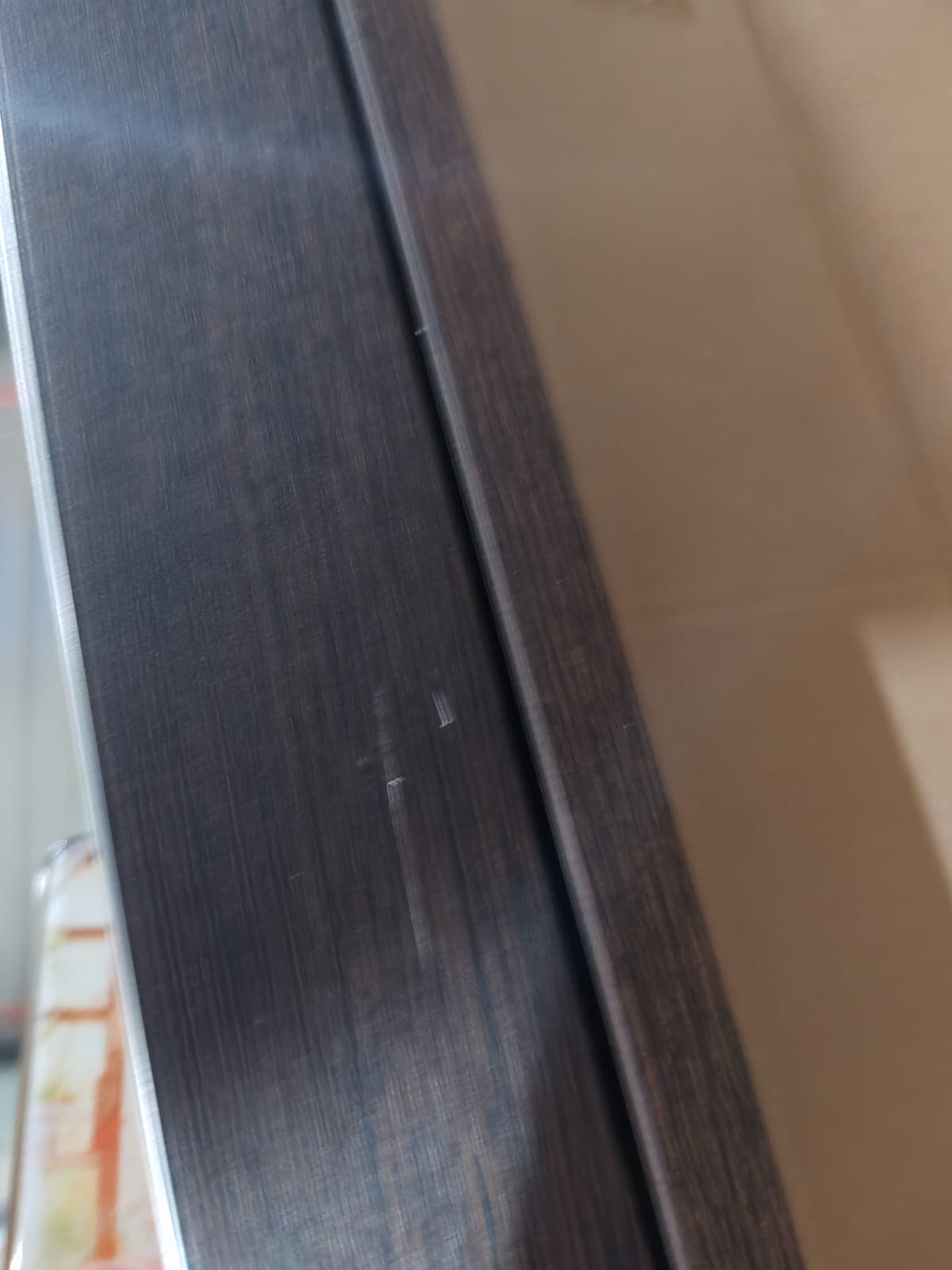 *УЦЕНКА КАНТРИ Зеркальный шкаф 600 венге,  STYLE LINE