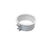 Хомут стальной с резиновой муфтой для соединения труб 100 TR.1001