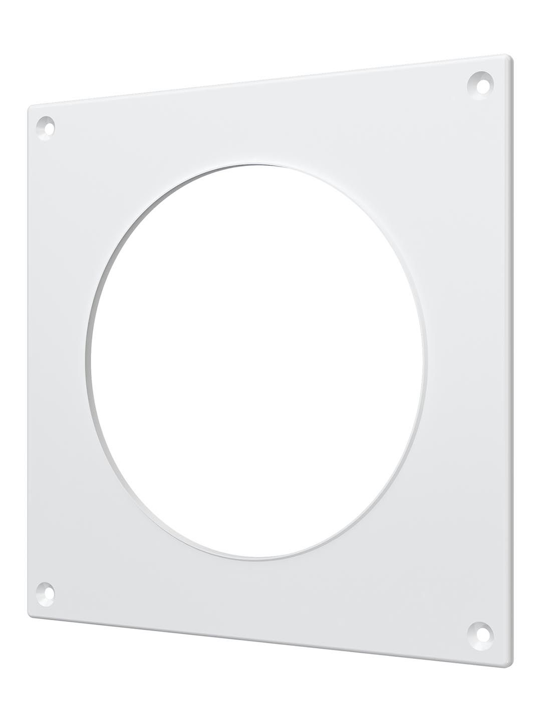 Накладка торцевая пластик 150х150 для воздуховода D100 ERA 10НКП