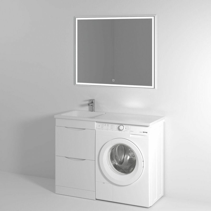 Смайл 110 Тумба+умыв.Kamilla 110 (чаша слева)+кроншт. правый, VOD-OK