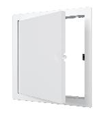 Люк ревизионный LN фланец 100х100 нажимной 120х120 пластик EVECS