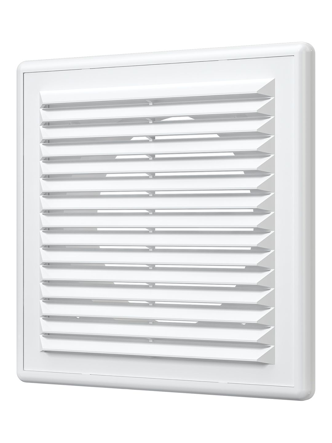 Решетка вентиляционная RF фланец D100 разъемная 150x150 пластик ERA 1515R10F