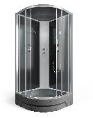 ERLIT Душевая кабина ER350926-C2-RUS_GRAY 900*900*2260 (без г/м, средний поддон, тонир.стекло)