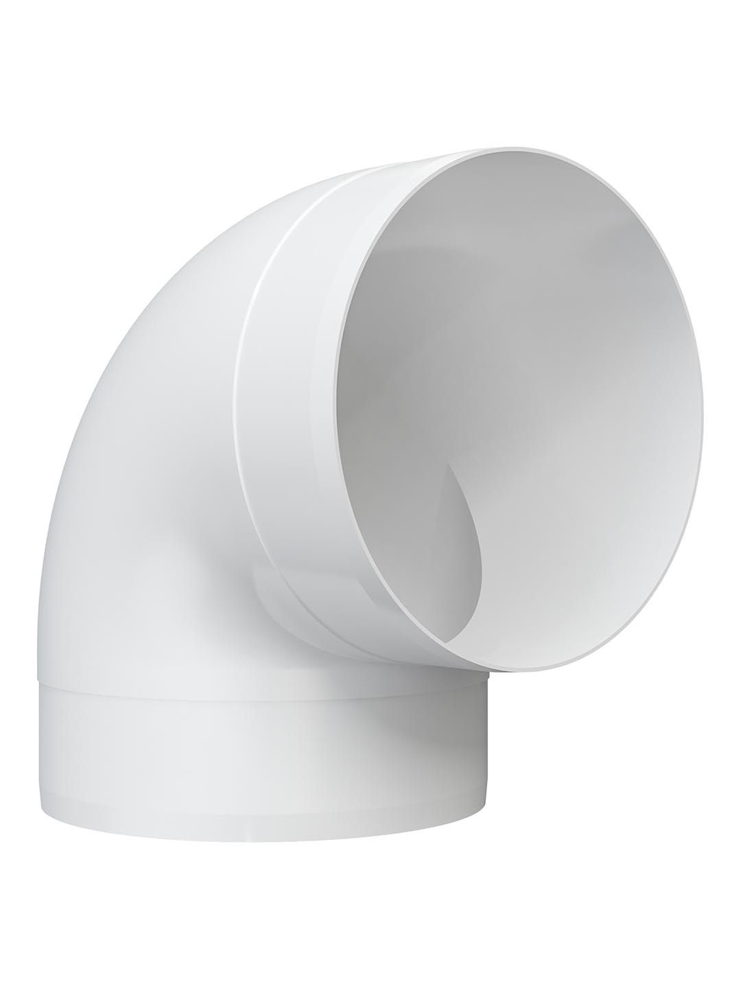 Колено круглое пластик 90° D125 ERA 12,5ККП