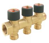 TIM Распределительная гребенка  с функцией отключения на 2 отвода 3/4