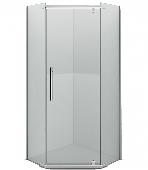 ERLIT Душевое ограждение без поддона ER10110V-C1(100*100*200, пятиугольное, прозрачное стекло 6мм),