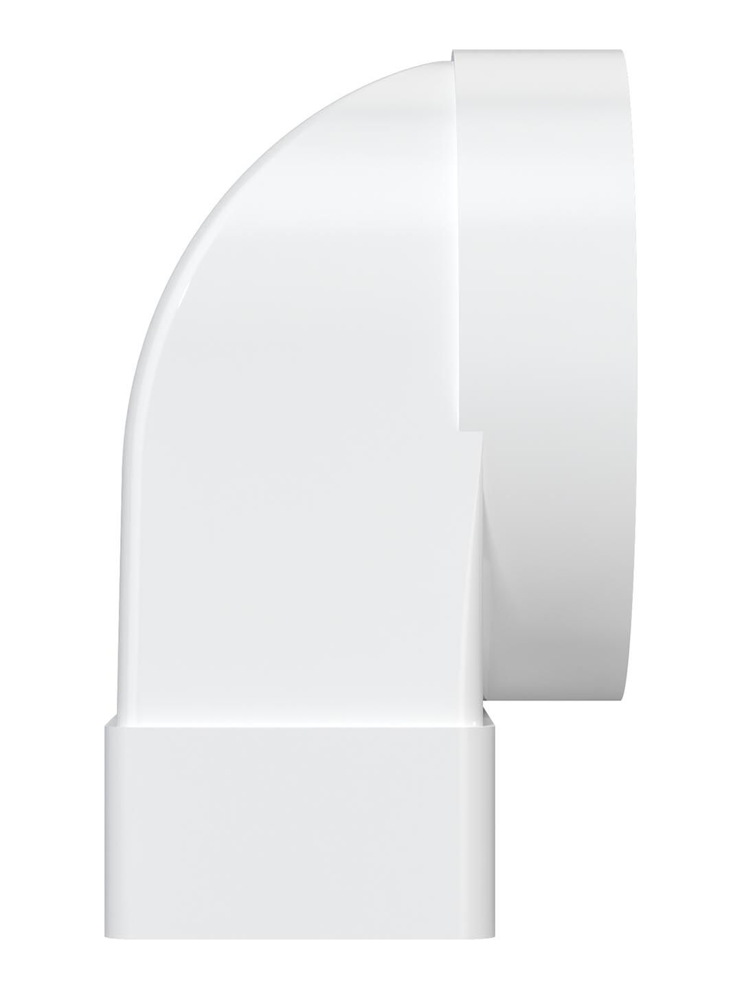 Переходник СКФП D100 90° 55х110 пластик ERA 511СК10ФП