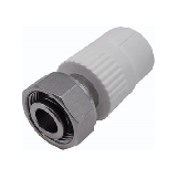 PPR Муфта комбинированная с накидной гайкой 20*3/4F ЕК TIM (140/10) Tpp3053.E.02003