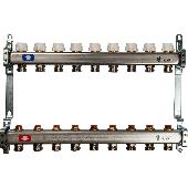 Коллекторная группа без расходомеров 9 вых. STOUT (SMS 0922 000009)