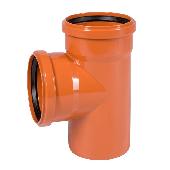 Тройник ПВХ рыжий OSTENDORF 250/250х87