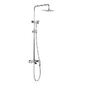 A83206 Душевая система ACCOONA со смесителем и тропическим душем. Материал: нержавеющая сталь (5)