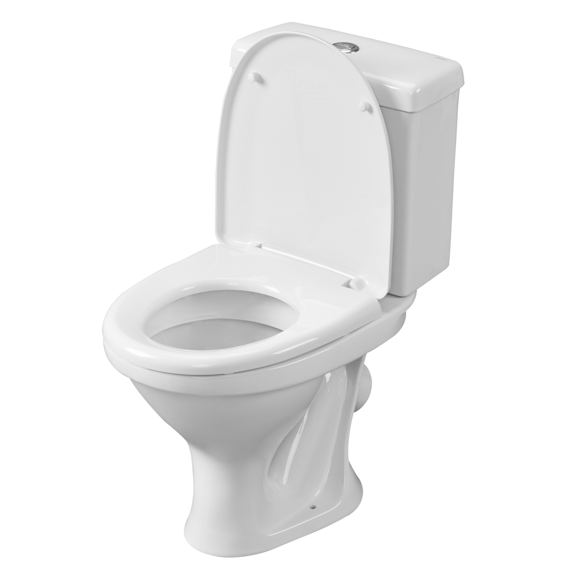 Унитаз-компакт Форвард (косой вып., ниж.подв., 1-реж.арм., сид. полипропилен), SANTERI