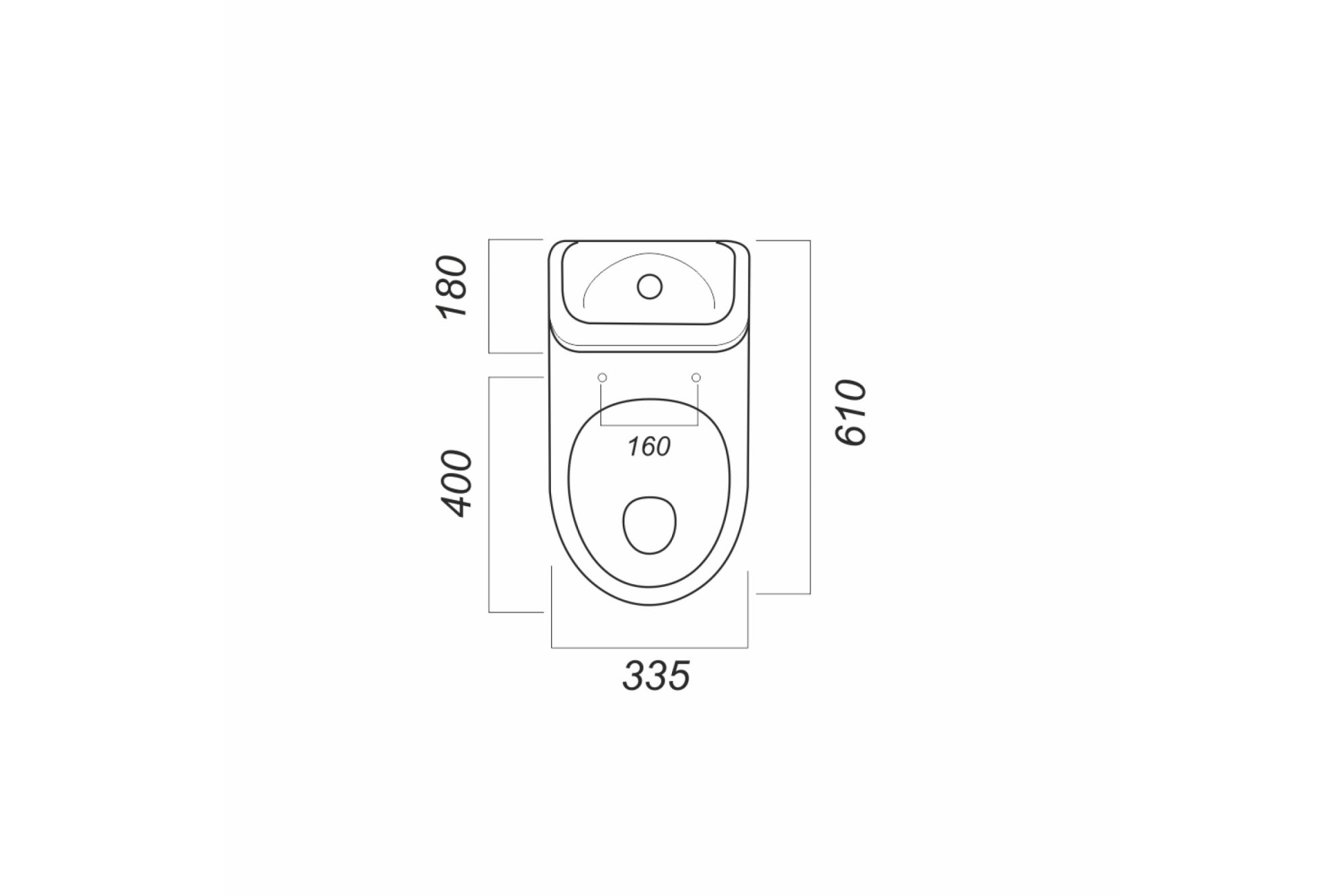 Унитаз-компакт Идеал комфорт (косой вып., ниж.подв., 1-реж.арм.AlcaPlast , сид.дюропл м/л), SANITA