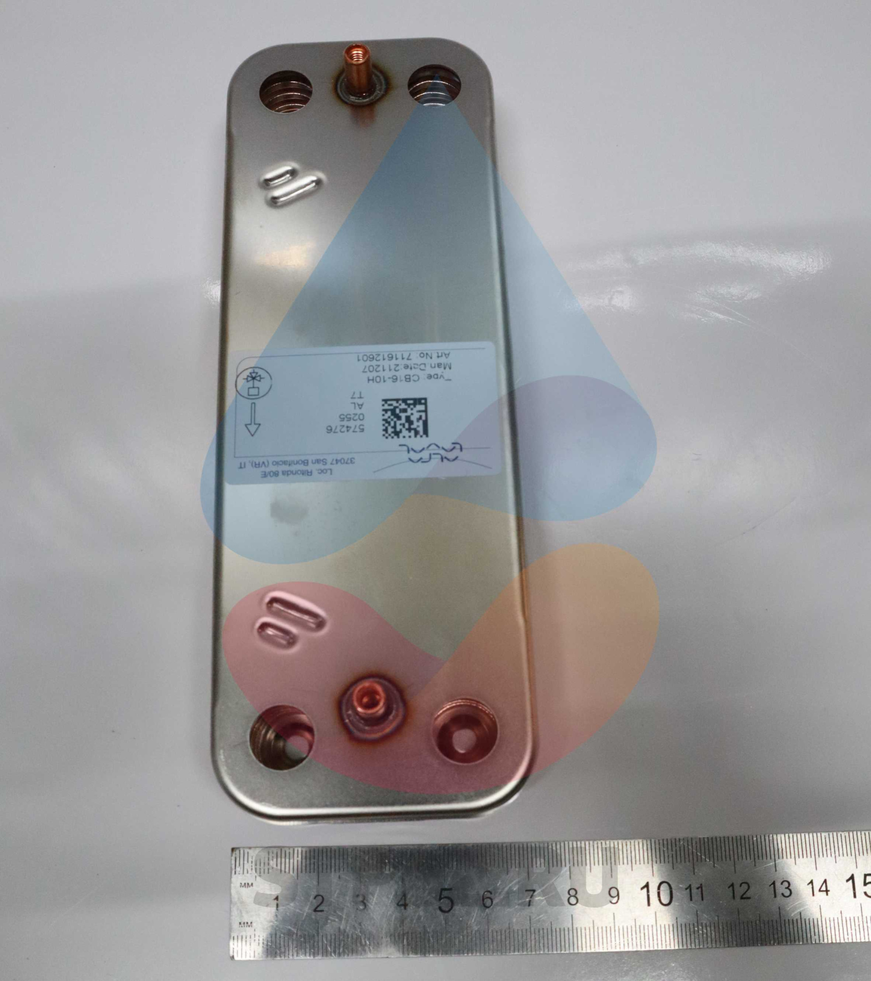 Теплообменник ГВС 10 пластин JJJ 711612600 (ECO)