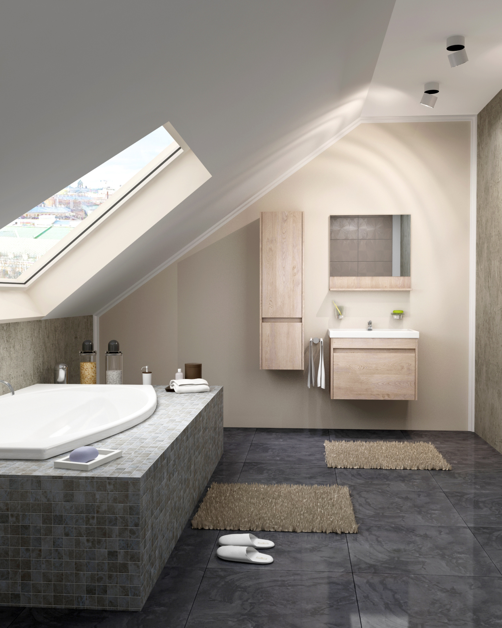 Модерн 70 Зеркало дуб Бардолино, ЯМЕБЕЛЬ