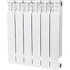 Радиатор биметаллический STOUT Space 500 6 секций нижнее правое подключение RAL9016 SRB-0320-050006