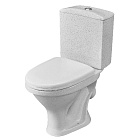 Унитаз-компакт Вест КРАП на белом (косой вып., ниж. подв., 1-реж. арм., сид.полипропилен), SANTERI