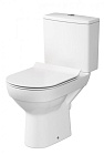 Унитаз-компакт  CITY Clean On 011 3/5 DPL EO slim+сид.дюропласт микролифт Cersanit