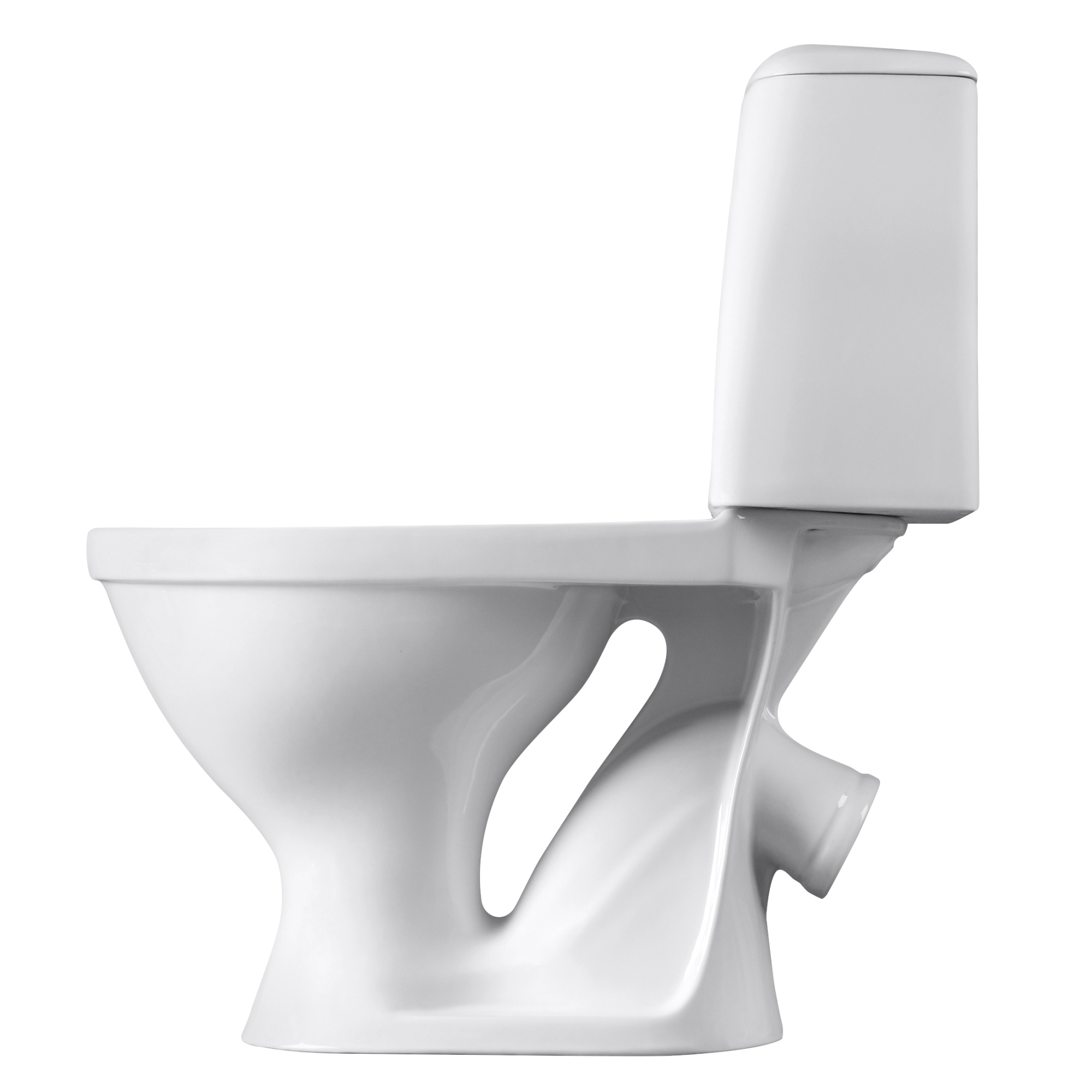 Унитаз-компакт Соната (косой вып., ниж. подв., 1-реж. арм., сид. полипропилен), SANTERI