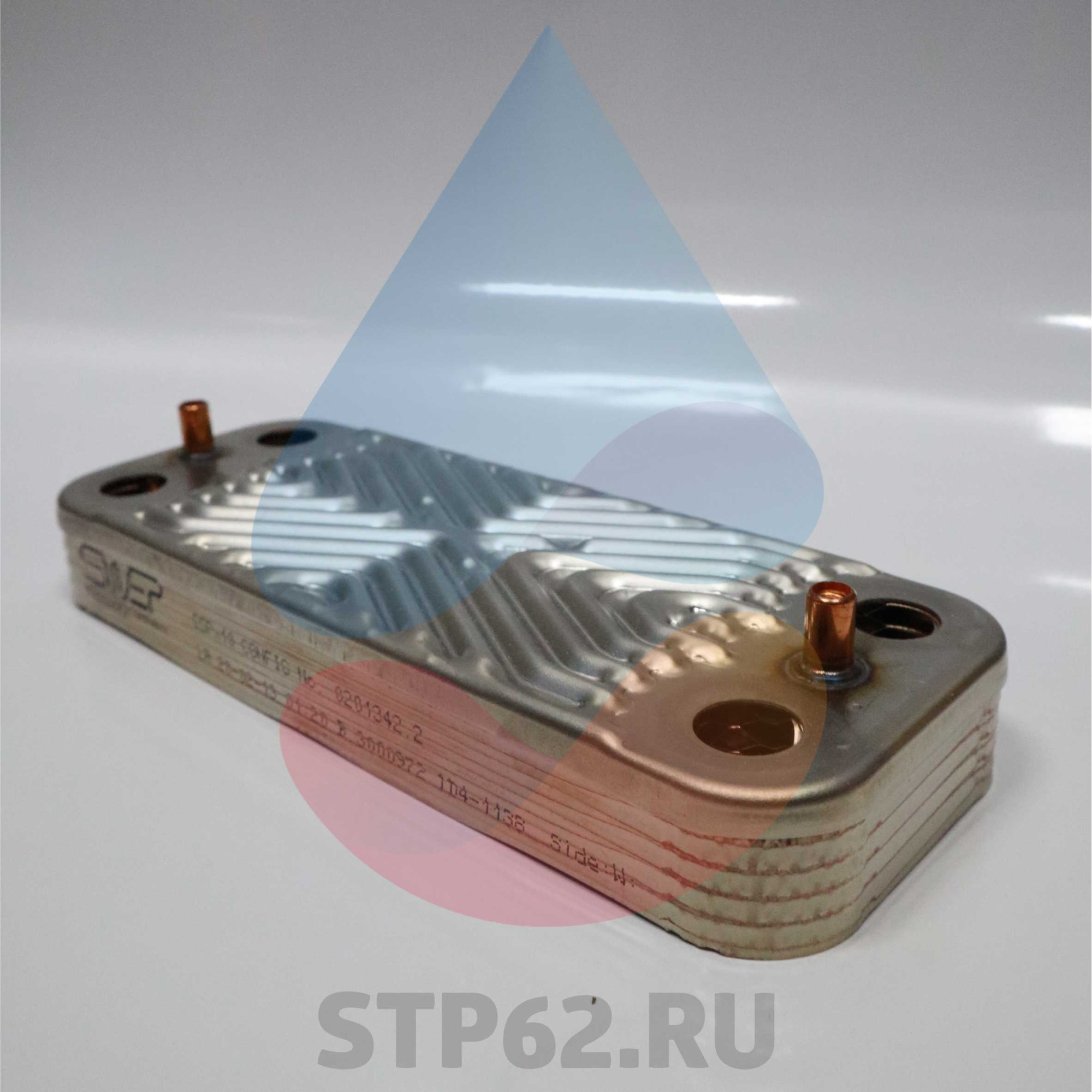 Теплообменник ГВС 10 пластин 63041310091P Baxi