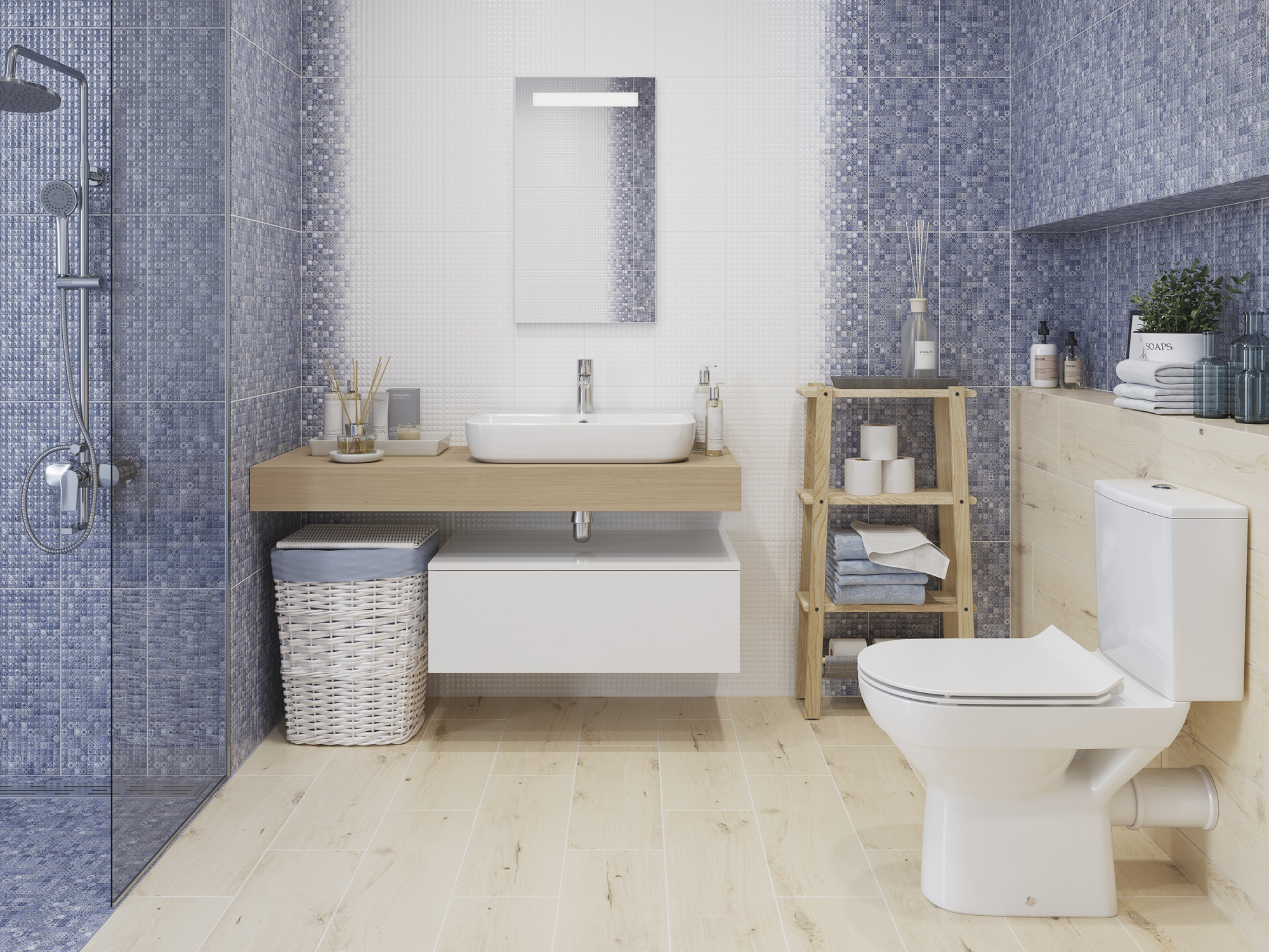 Зеркало Cersanit LED BASE 010 60 с подсветкой прямоугольное