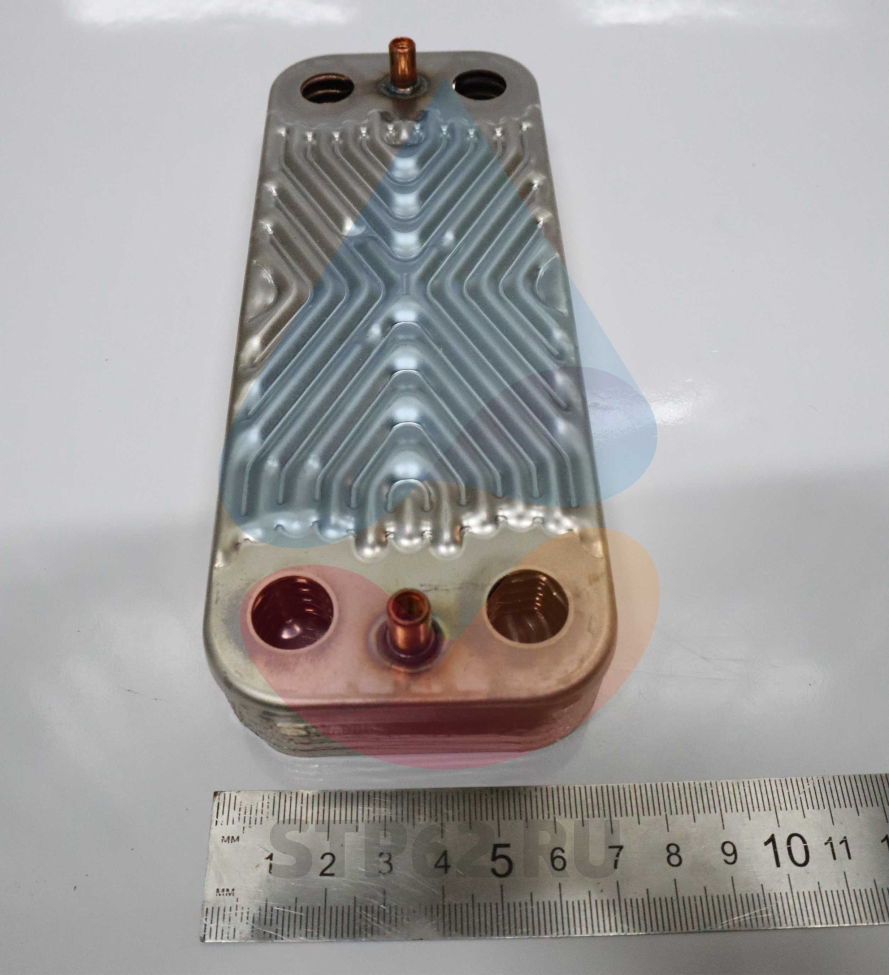 Теплообменник ГВС 10 пластин 63041310091P Baxi